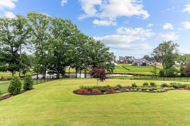 1229 Perry Bluff Dr, Wake Forest, NC 27587 - view of yard with a water view