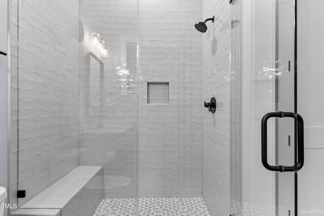 1229 Perry Bluff Dr, Wake Forest, NC 27587 - bathroom with a shower stall