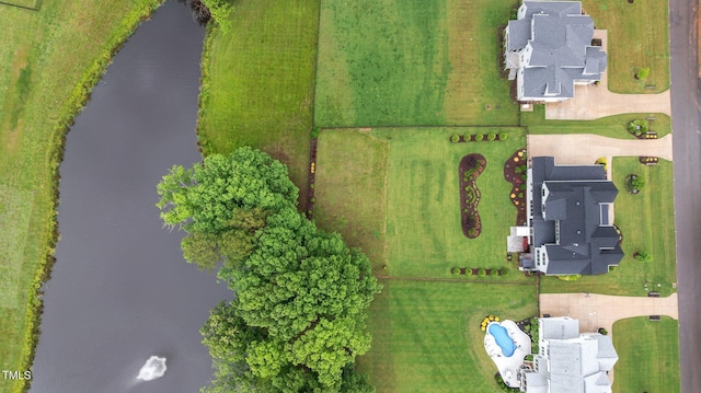 1229 Perry Bluff Dr, Wake Forest, NC 27587 - drone / aerial view of a large body of water