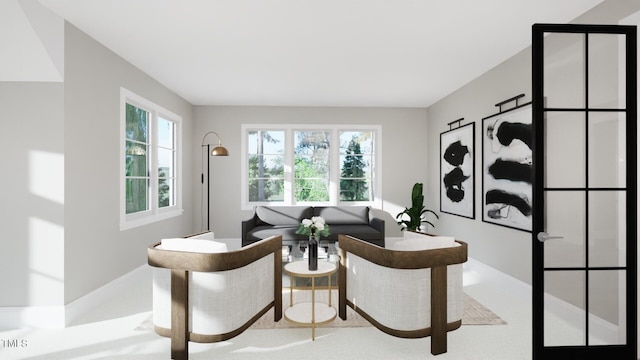 view of sitting room