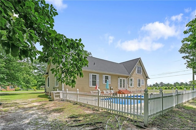 5201 Flynn Dr, Lumberton, NC 28360 - back of house featuring entry steps and a patio