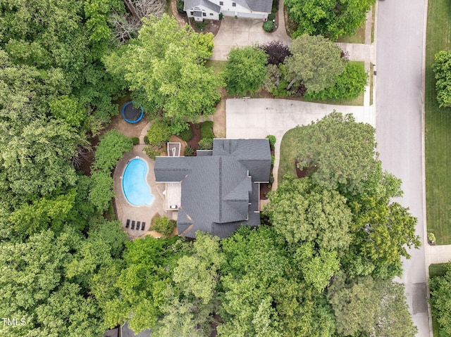 91 E Walker Woods Ln, Clayton, NC 27527 - aerial view of a pool