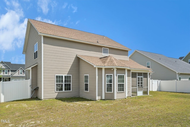 265 Wind Swept St, Raeford, NC 28376 - back of property featuring roof with shingles