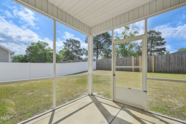 265 Wind Swept St, Raeford, NC 28376 - view of unfurnished sunroom