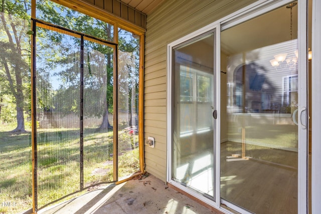 309 Coachmans Trl, Stem, NC 27581 - view of unfurnished sunroom