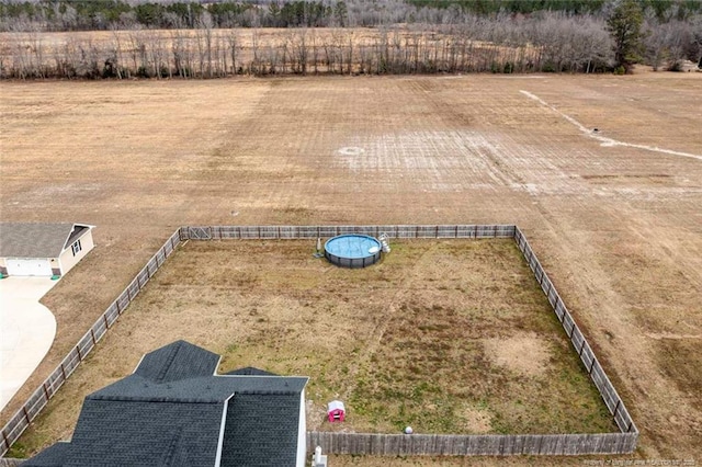 view from above of property