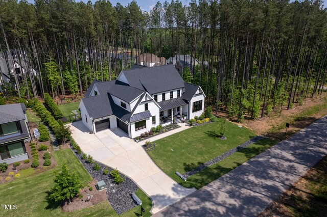 604 Dappled Pine Ave, Durham, NC 27713 - view from above of property