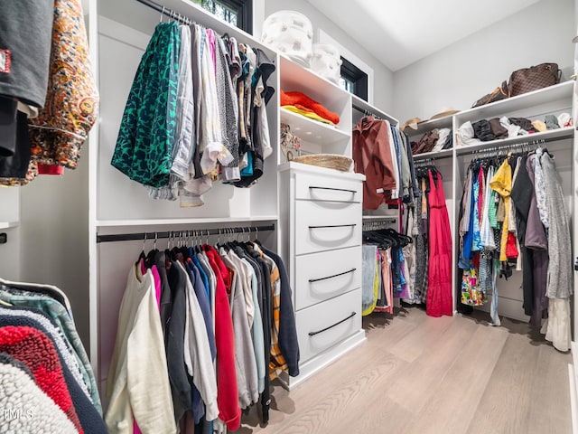 604 Dappled Pine Ave, Durham, NC 27713 - spacious closet featuring wood finished floors