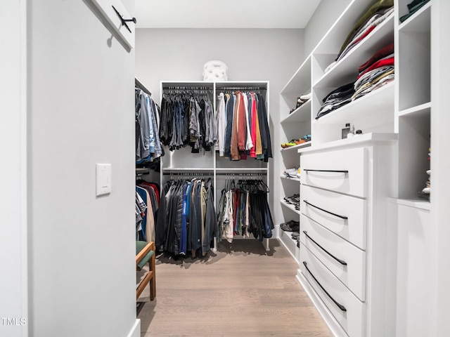 604 Dappled Pine Ave, Durham, NC 27713 - spacious closet featuring wood finished floors