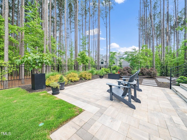 604 Dappled Pine Ave, Durham, NC 27713 - view of patio