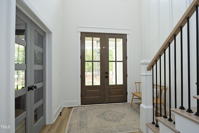 2200 Mays Crossroads Rd, Louisburg, NC 27549 - entryway featuring french doors and healthy amount of natural light