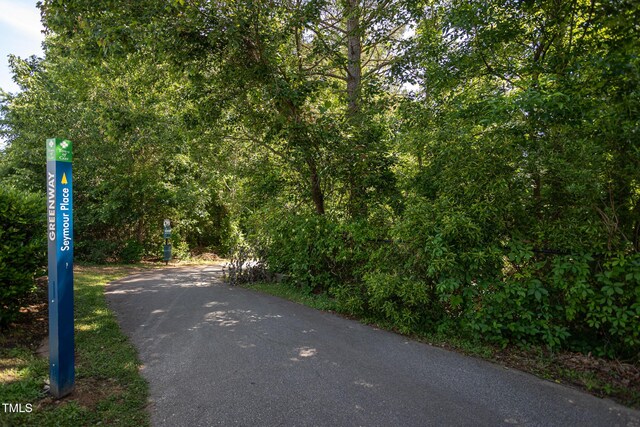 view of asphalt road
