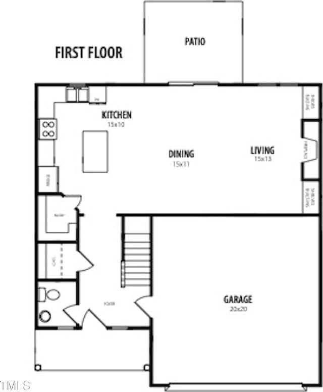 93 Butterbean Ct, Zebulon, NC 27597 - floor plan / room layout