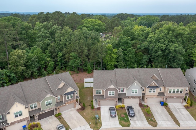 1048 Flagler St, Durham, NC 27713 - bird's eye view of a heavily wooded area