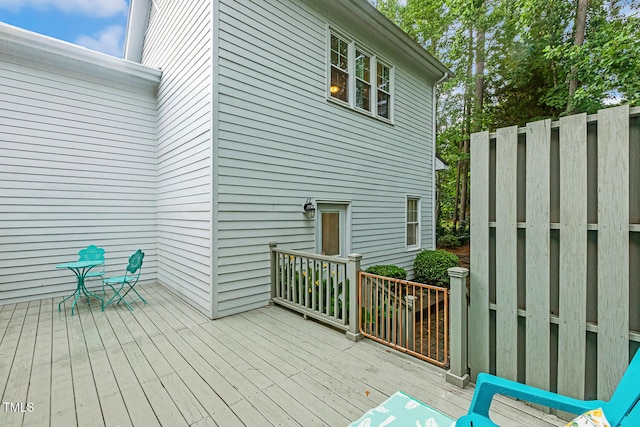101 Parkbow Ct, Cary, NC 27519 - view of wooden terrace