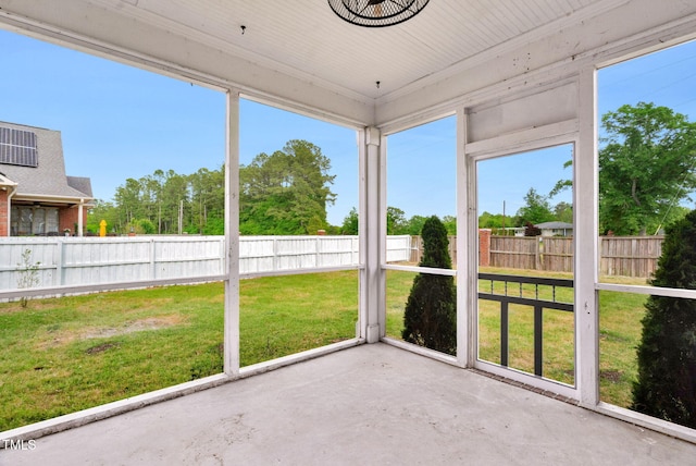 2808 Sand Trap Ln, Hope Mills, NC 28348 - view of unfurnished sunroom