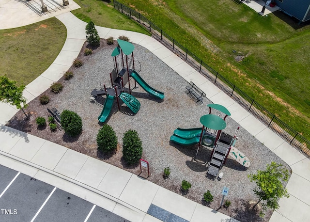 1745 Ripley Woods St, Wake Forest, NC 27587 - bird's eye view of a recreational park