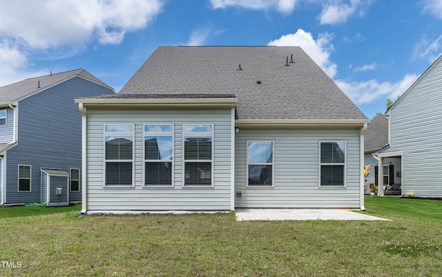 1745 Ripley Woods St, Wake Forest, NC 27587 - back of property with a yard and a patio area