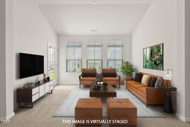 1745 Ripley Woods St, Wake Forest, NC 27587 - living area with light colored carpet