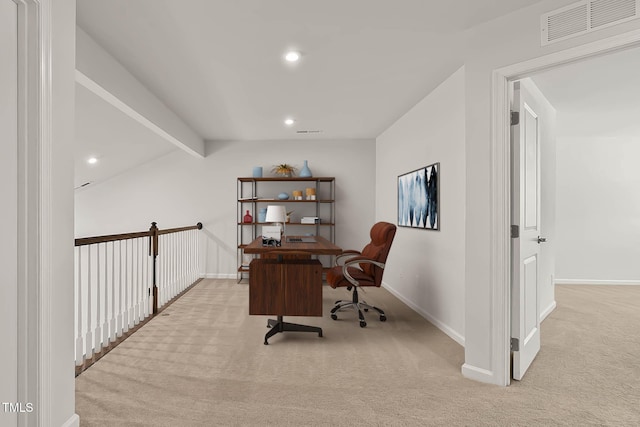 1745 Ripley Woods St, Wake Forest, NC 27587 - carpeted office with recessed lighting and baseboards