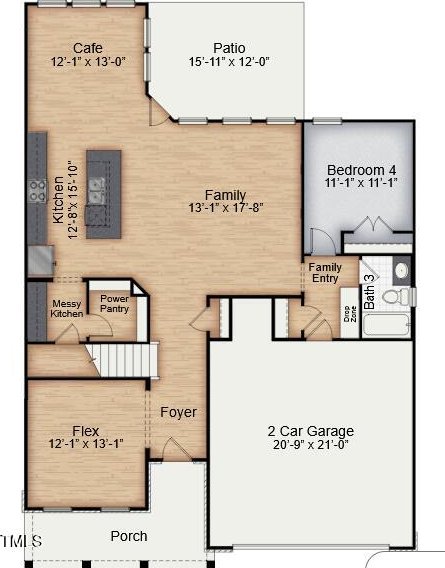 1913 Ballard Rd Unit 193, Fuquay Varina, NC 27526 - room layout