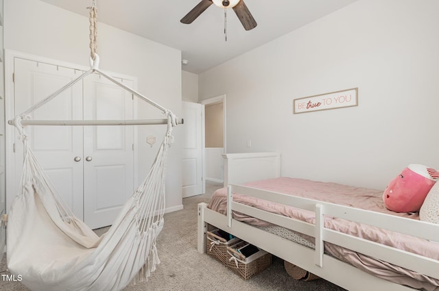 19 Cecina Ct, Clayton, NC 27527 - bedroom with light carpet and a ceiling fan