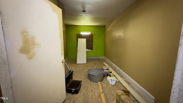 752 Nashville Rd, Rocky Mount, NC 27803 - hallway featuring a baseboard radiator