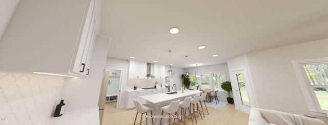 1891 Ballard Rd Unit 192, Fuquay Varina, NC 27526 - dining room featuring recessed lighting and light wood-style flooring