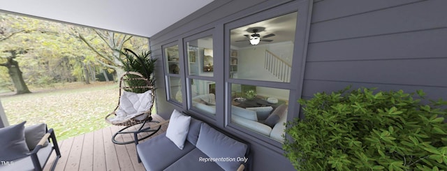 1891 Ballard Rd Unit 192, Fuquay Varina, NC 27526 - view of wooden terrace