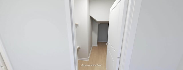 1891 Ballard Rd Unit 192, Fuquay Varina, NC 27526 - hall with light wood-style floors and baseboards