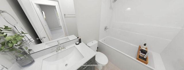 1891 Ballard Rd Unit 192, Fuquay Varina, NC 27526 - full bath featuring vanity, toilet, and shower / washtub combination