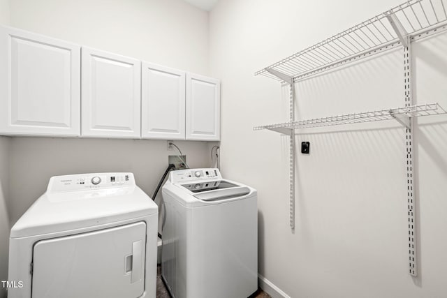 1514 Lawrence Rd, Creedmoor, NC 27522 - laundry area with cabinet space and independent washer and dryer
