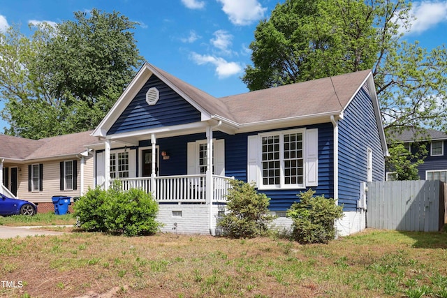 1508 Malta Ave, Raleigh, NC 27610 - single story home featuring covered porch and fence