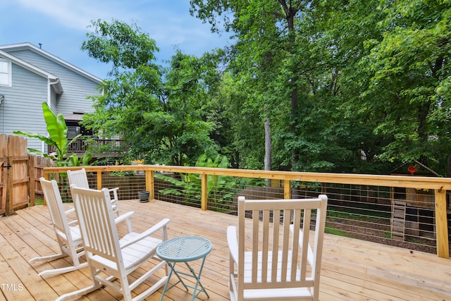 view of deck