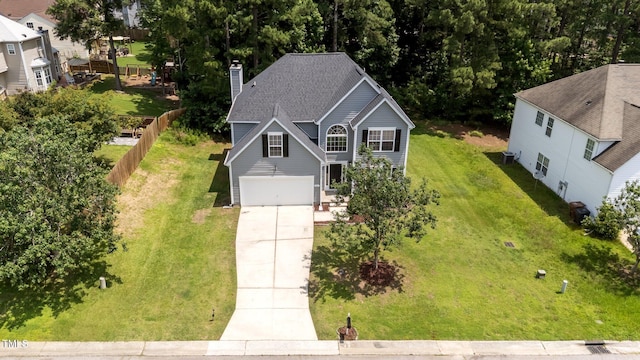 204 Trevor Ridge Dr, Holly Springs, NC 27540 - aerial view of property and surrounding area