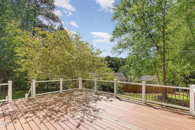 105 Hiddenwood Ct, Garner, NC 27529 - view of wooden deck