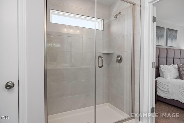 1412 Main St, Lillington, NC 27546 - full bath featuring connected bathroom and a stall shower