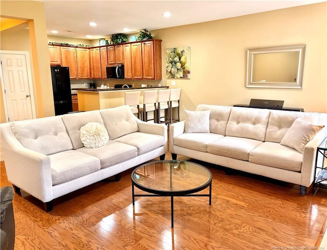 60 Hill Shore Ln, Clayton, NC 27527 - living area with light wood finished floors and recessed lighting