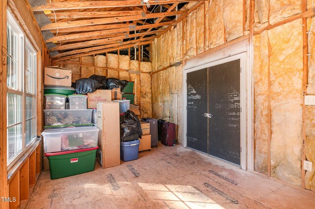 view of storage