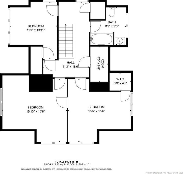 201 W 16th St, Lumberton, NC 28358 - floor plan / room layout