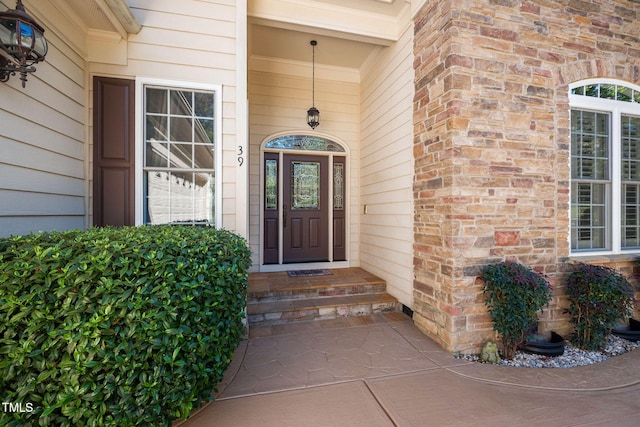 39 Forked Pine Ct, Chapel Hill, NC 27517 - entrance to property featuring brick siding