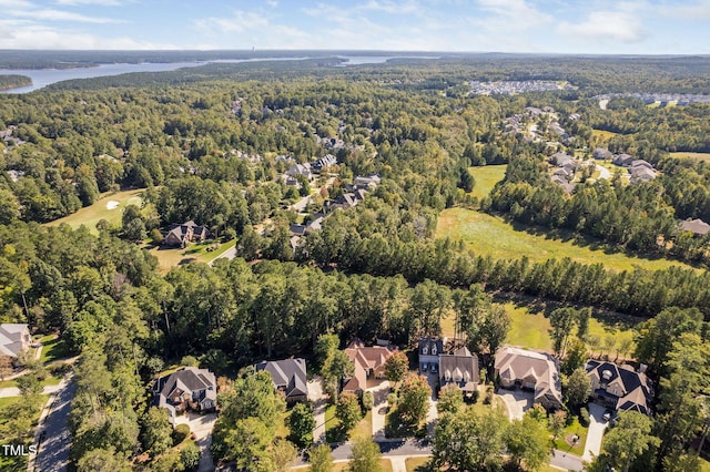 39 Forked Pine Ct, Chapel Hill, NC 27517 - aerial overview of property's location with a forest and nearby suburban area