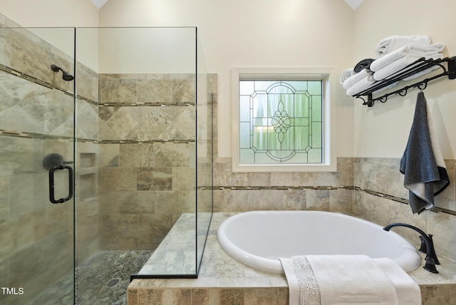 1211 New Grissom Way, Wake Forest, NC 27587 - full bathroom featuring a shower stall and a garden tub