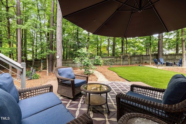 view of patio