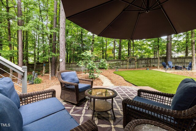 1204 Benoit Pl, Apex, NC 27502 - view of patio