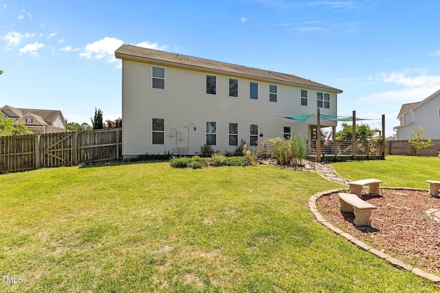 870 Kentucky Derby Ln, Lillington, NC 27546 - view of rear view of property
