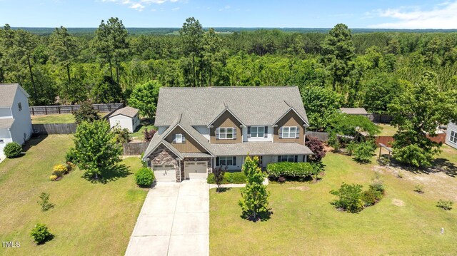 870 Kentucky Derby Ln, Lillington, NC 27546 - view of subject property featuring a forest