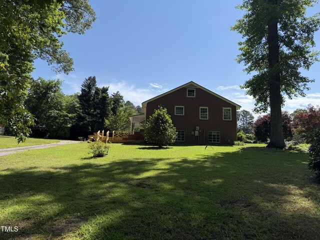 420 Rodwell St, Warrenton, NC 27589 - view of home's exterior with a yard
