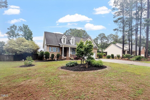 151 Donnibrook Run, Fuquay Varina, NC 27526 - cape cod home featuring driveway and a porch