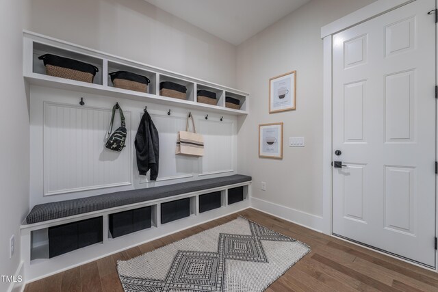 318 Ivy Ridge Rd, Chapel Hill, NC 27516 - mudroom with wood finished floors and baseboards